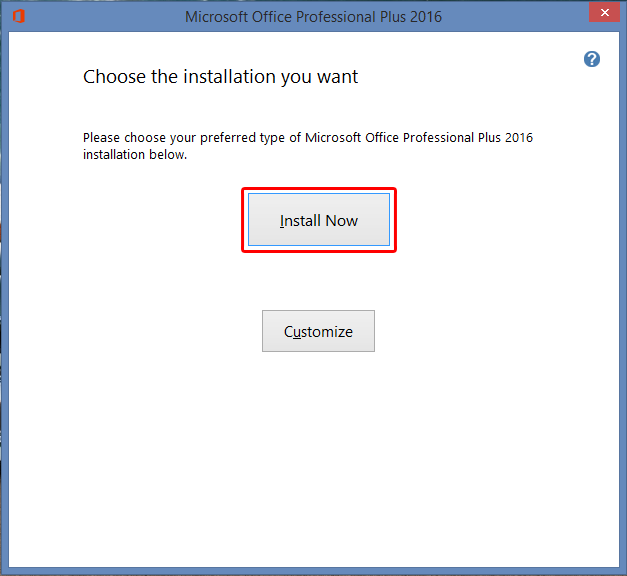 Microsoft Office Install