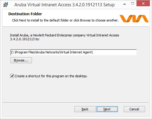 can not connect with aruba via vpn on a mac